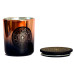 Свічка у склі 100x90мм новий мідний металік із чорним відтінком із ароматом Сaterina de Medici