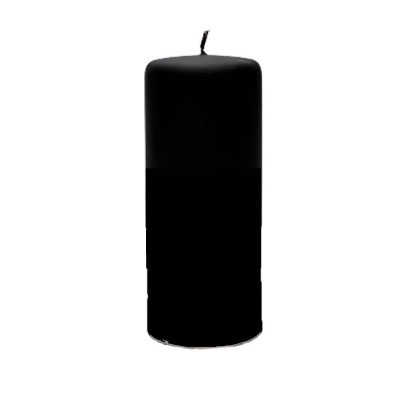 Свічка 180х90мм чорний металік