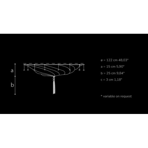 Archeo Venice Design 312W Semi-Flush Mounts