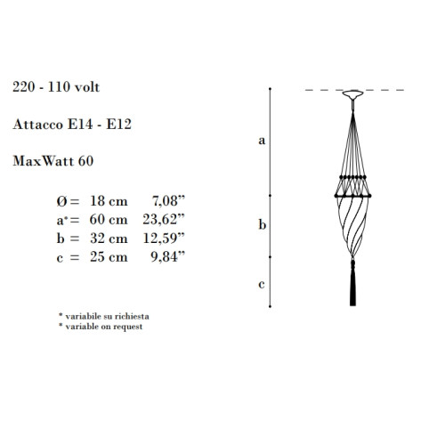 Archeo Venice Design 105.00 Suspension Lights