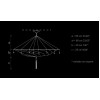 Archeo Venice Design 303W Suspension Lights