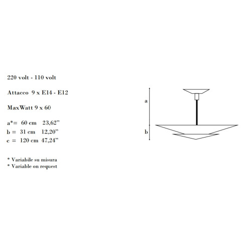Archeo Venice Design S24.A0 Suspension Lights