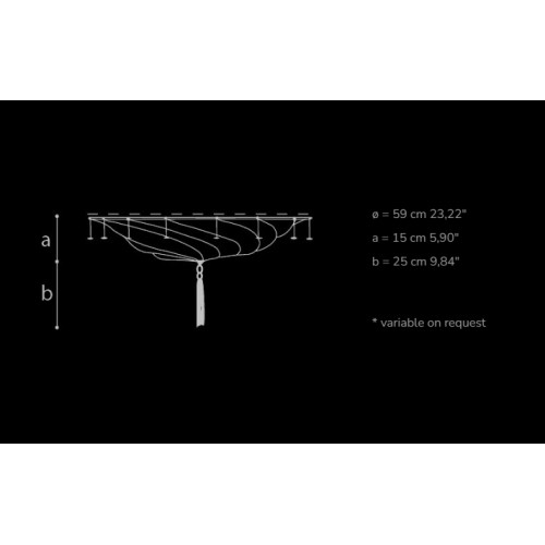 Archeo Venice Design 302W Semi-Flush Mounts