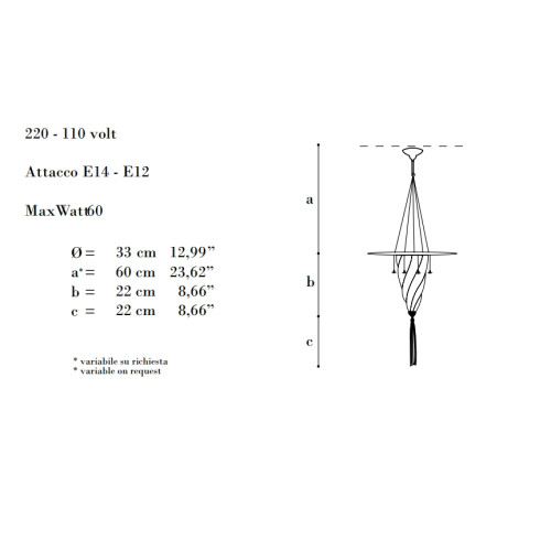 Archeo Venice Design 405-DB Suspension Lights