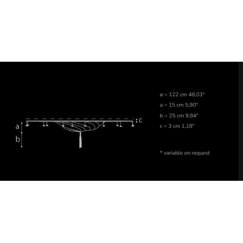 Archeo Venice Design 312WD Semi-Flush Mounts
