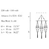 Archeo Venice Design 401.D3 Suspension lights