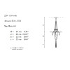 Archeo Venice Design 405-FD Suspension lights