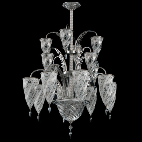 Archeo Venice Design Fountain F3 17 WD Chandeliers