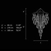 Archeo Venice Design 602.D15+1 Chandeliers