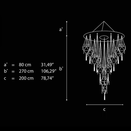 Archeo Venice Design 602.D15+1 Chandeliers
