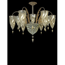Archeo Venice Design Fountain F7 13 Gold Suspension Lights