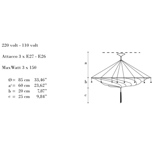 Archeo Venice Design 303.00 Suspension Lights