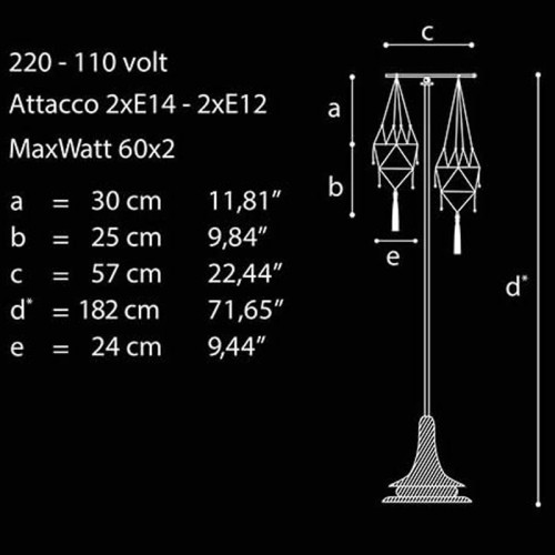 Archeo Venice Design 601-2FL Floor lamps