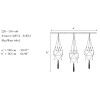Archeo Venice Design 601 3ROD Pendants