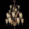 Archeo Venice Design Fountain F2 19 Gold Chandeliers
