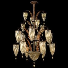 Archeo Venice Design Fountain F2 19 Gold Chandeliers