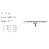 Archeo Venice Design 312.00 Semi-Flush Mounts