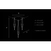 Archeo Venice Design 101.3CD Suspension lights