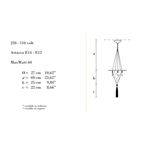 Archeo Venice Design 411-00 Suspension Lights