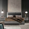 Novecento Bed by Alf Italia – Silverwood High Gloss
