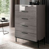 Novecento Chest by Alf Italia – Silverwood High Gloss