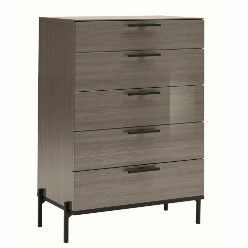 Novecento Chest by Alf Italia – Silverwood High Gloss