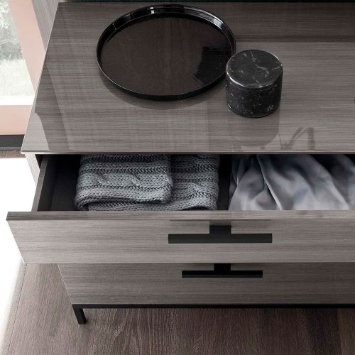 Novecento Dresser by Alf Italia – Silverwood High Gloss