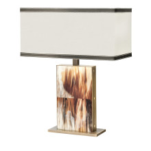 Florian Large Horn & Brass Table Lamp