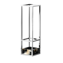 Pluvio Stainless Steel Umbrella Stand with Horn Inserts
