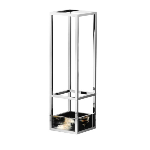 Pluvio Stainless Steel Umbrella Stand with Horn Inserts