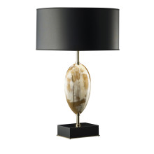 Black Horn Table Lamp