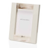 Medea Large Rectangular Ivory-Toned Horn Picture frame