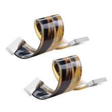 Mirea Set of 2 Horn Napkin Rings