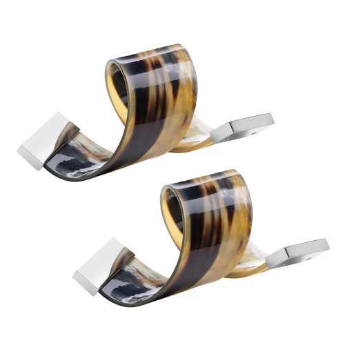 Mirea Set of 2 Horn Napkin Rings