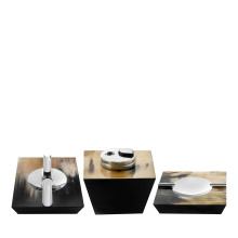 Bacco Smoking Set with Horn Inlays