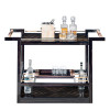 Ebony Wood Bar Cart