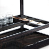 Ebony Wood Bar Cart