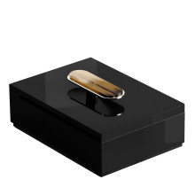 Priora Rectangular Glossy Black Box