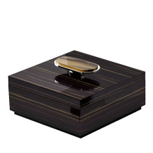 Priora Square Glossy Ebony Box