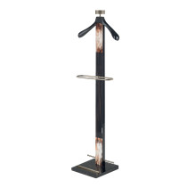 Levanzo Ebony Valet Stand with Horn Inlays