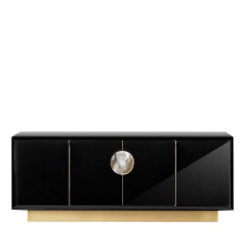 Helios Cabinet by Filippo Dini Black