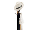 Black Lacquered Wood Coat Stand