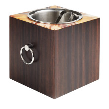 Artide Ebony & Horn Ice Bucket