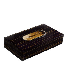 Veletta Glossy Ebony Tissue Box
