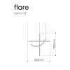 Chandelier Flare 3 pcs, Option 03