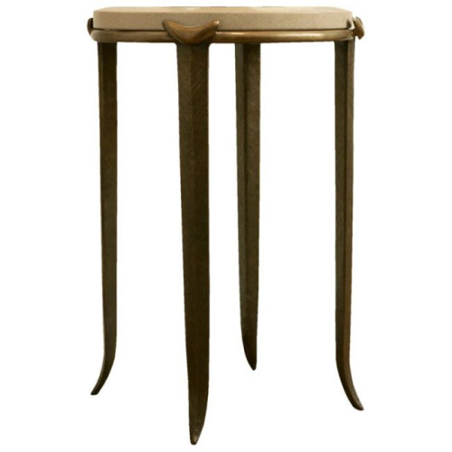 Chevron Side Table by Tom Corbin