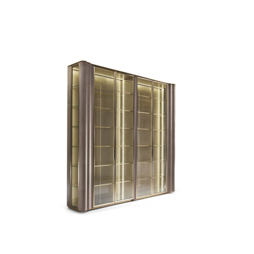 Ares 4 Doors Glass-Cupboard V 753