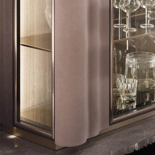 Ares 4 Doors Glass-Cupboard V 753