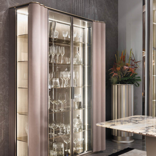 Ares 4 Doors Glass-Cupboard V 753