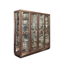 Virgilio Double-Face Glasscupboard 4 Doors VG 714/DB-PLINTH